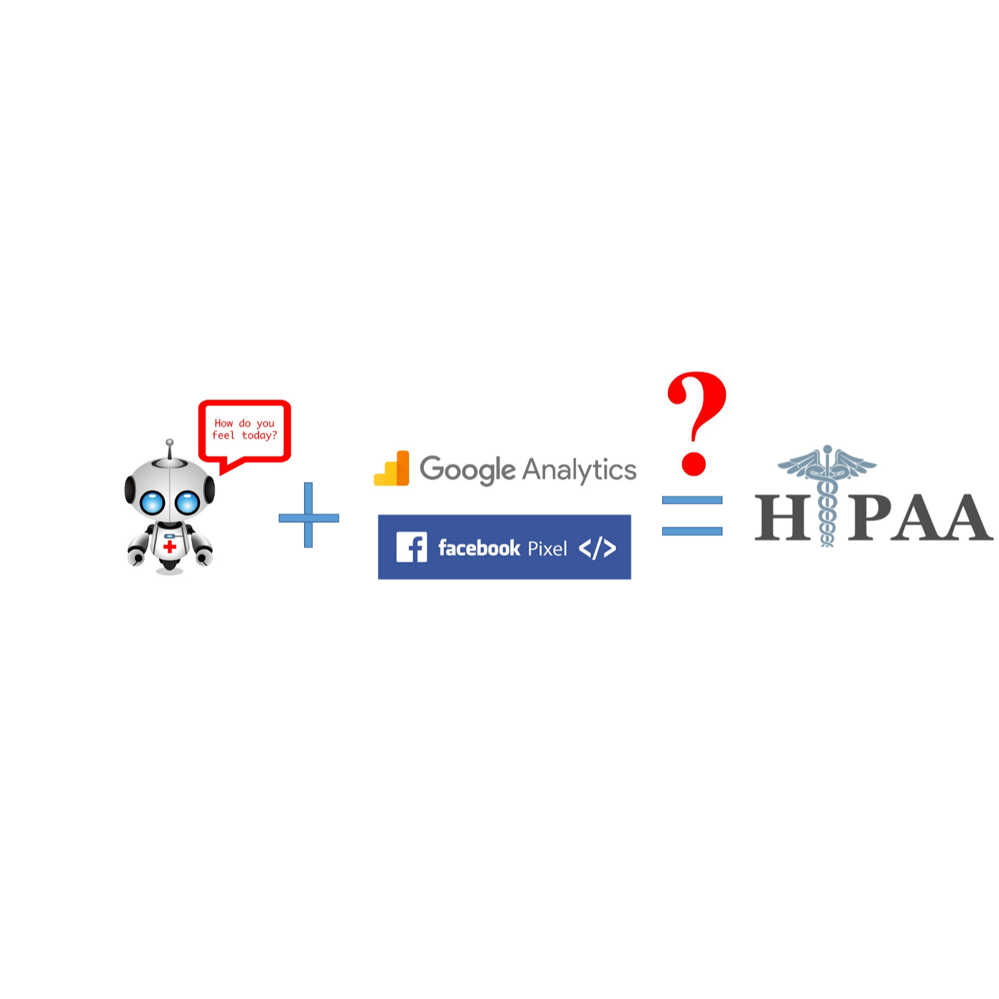 Is it HIPAA-compliant to use Google Analytics or Facebook Pixel in Chatbots?