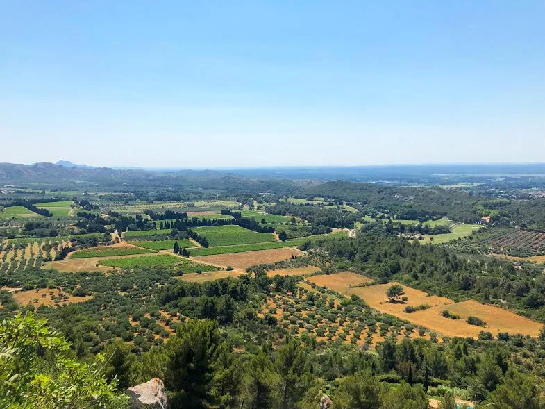 The view from Les Baux