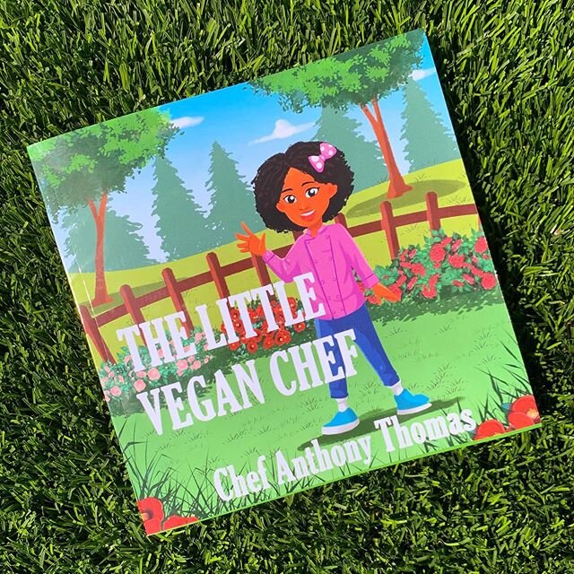 We were so excited for The Little Vegan Chef by @chefanthonydc to arrive this week! Learned about this gem from an article by @lifesalternateroute on @thebeet - it has Chef Anthony&rsquo;s super inspiring story and I am always super excited for new v