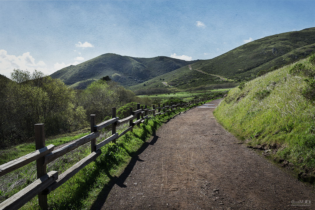 The trail is a relatively easy hike