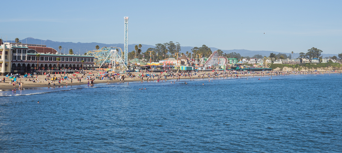 The view from the pier. 