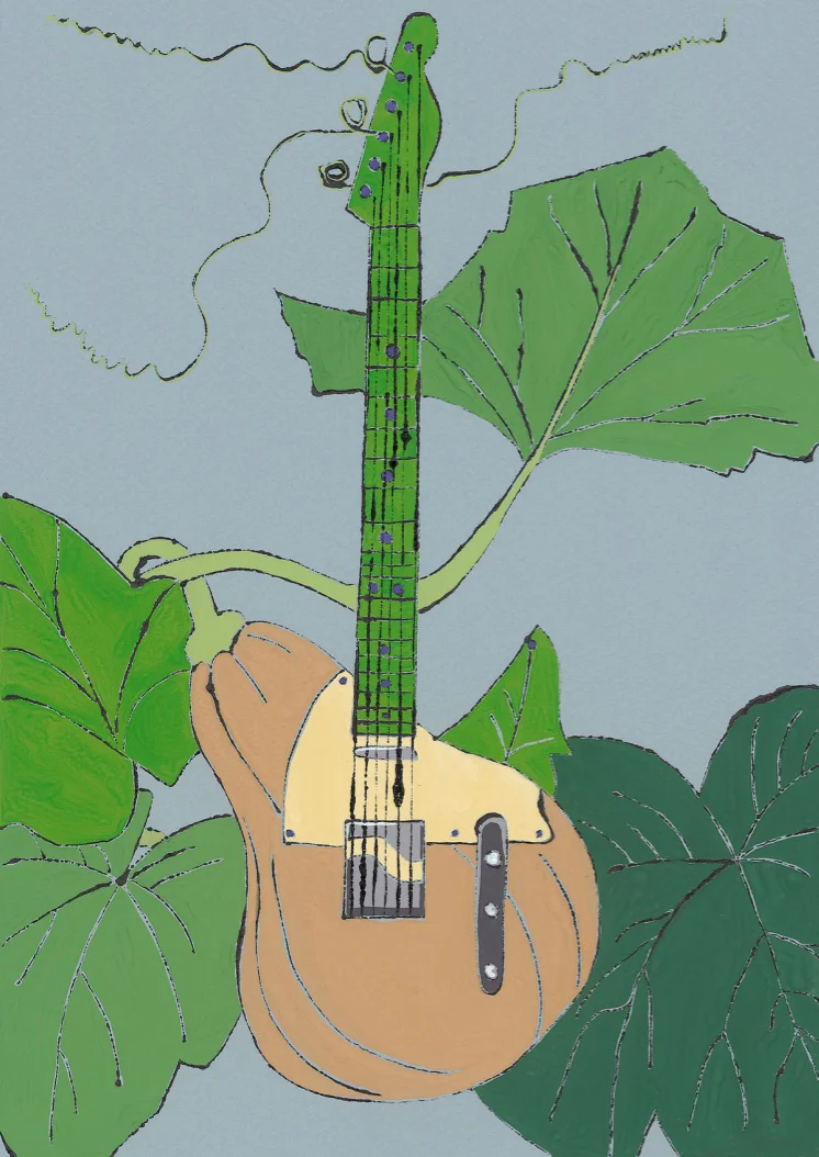 Butternut Squash Guitar