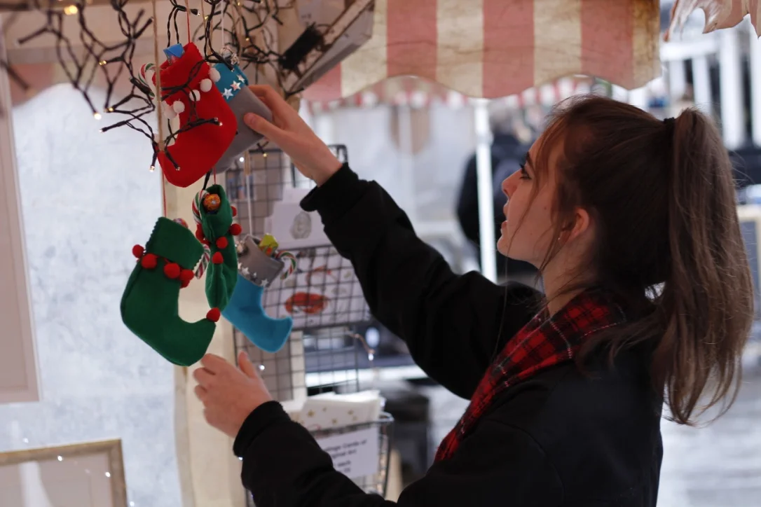 Hand made mini Christmas Stockings by Amy 