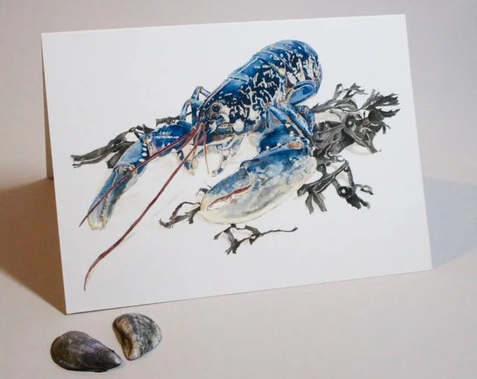Native Lobster Greetings Card