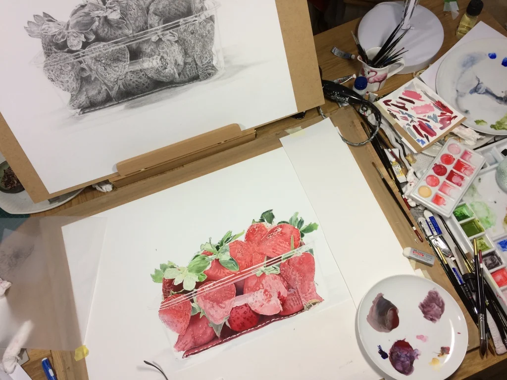 Adding darker tones