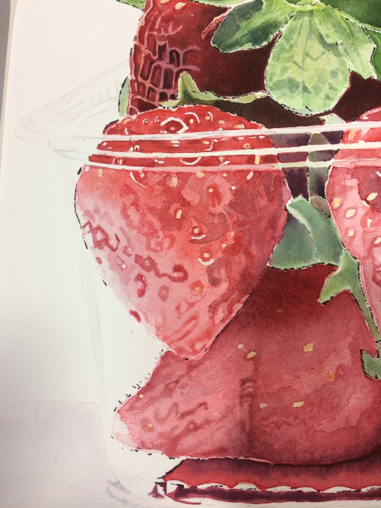 Detail of strawberry