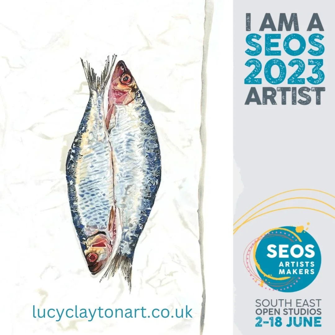 South East Open Studios 2023 with Lucy Clayton and Elaine Gill in Tunbridge Wells, Kent.