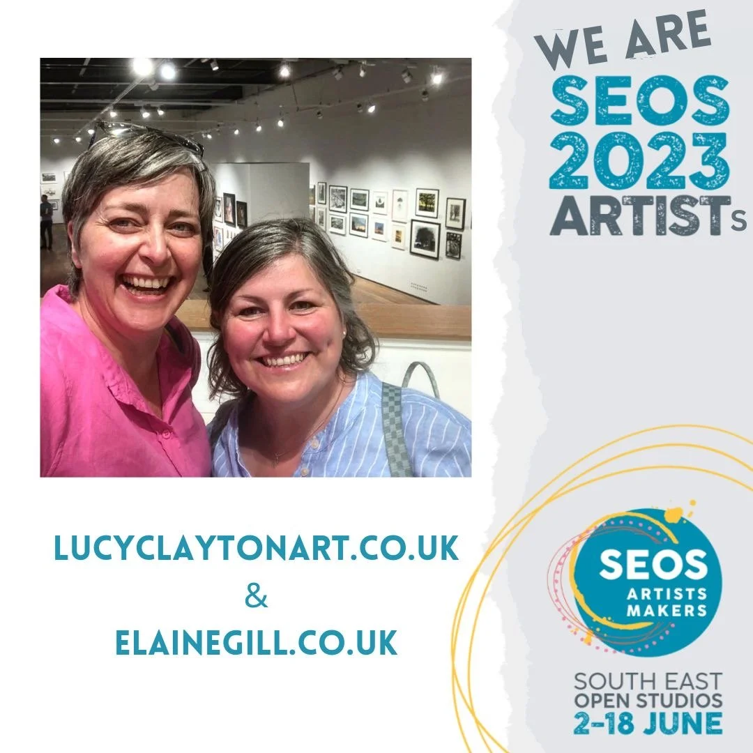 South East Open Studios 2023 - Lucy Clayton and Elaine Gill, Tunbridge Wells Kent.