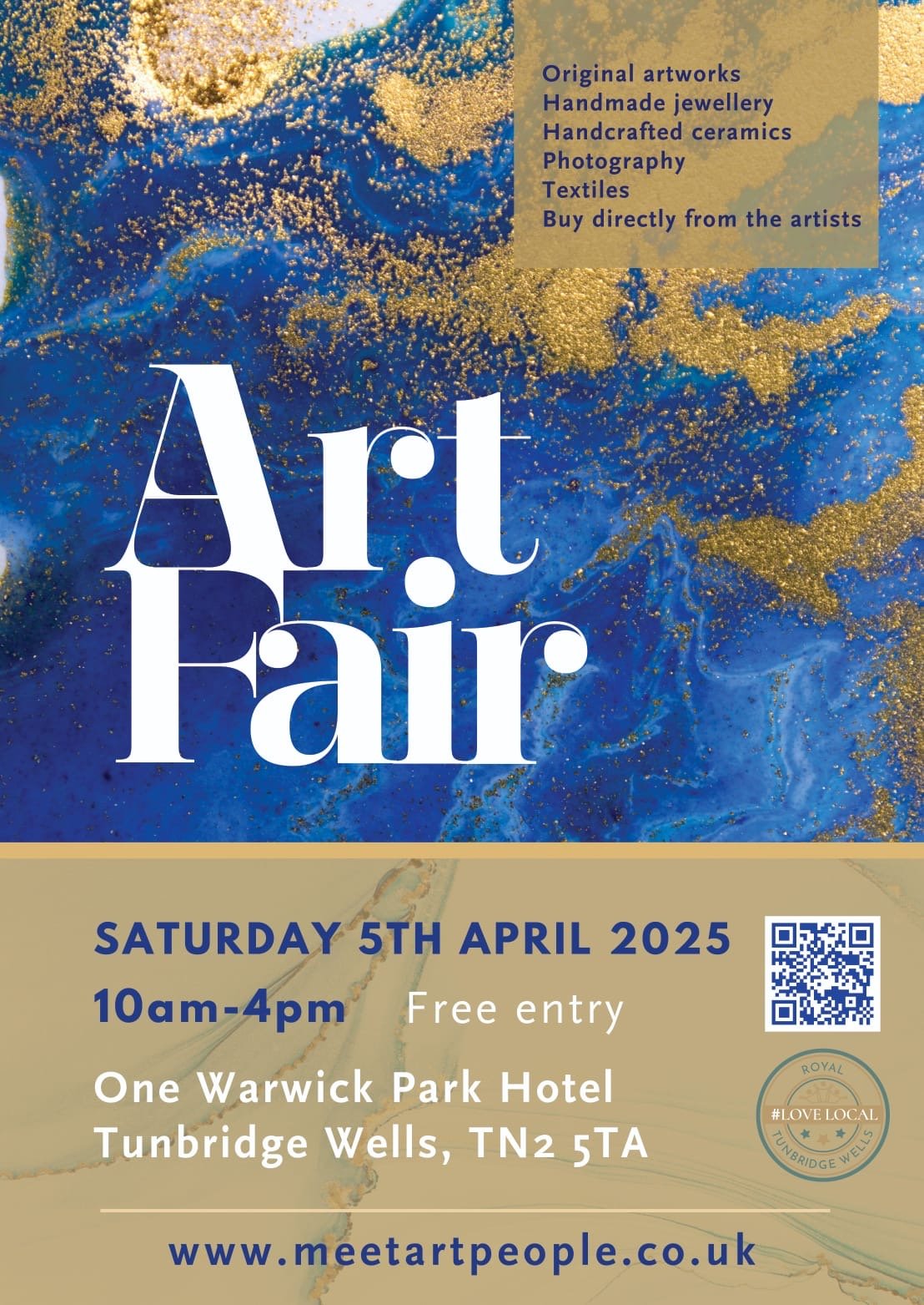 Art Fair - The Function Room, One Warwick Park Hotel Tunbridge Wells TN2 5TA