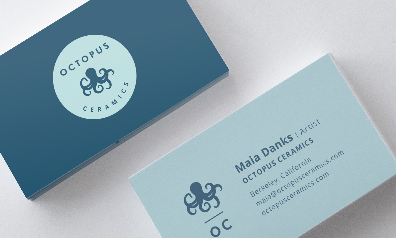 Octopus Ceramics Business Card
