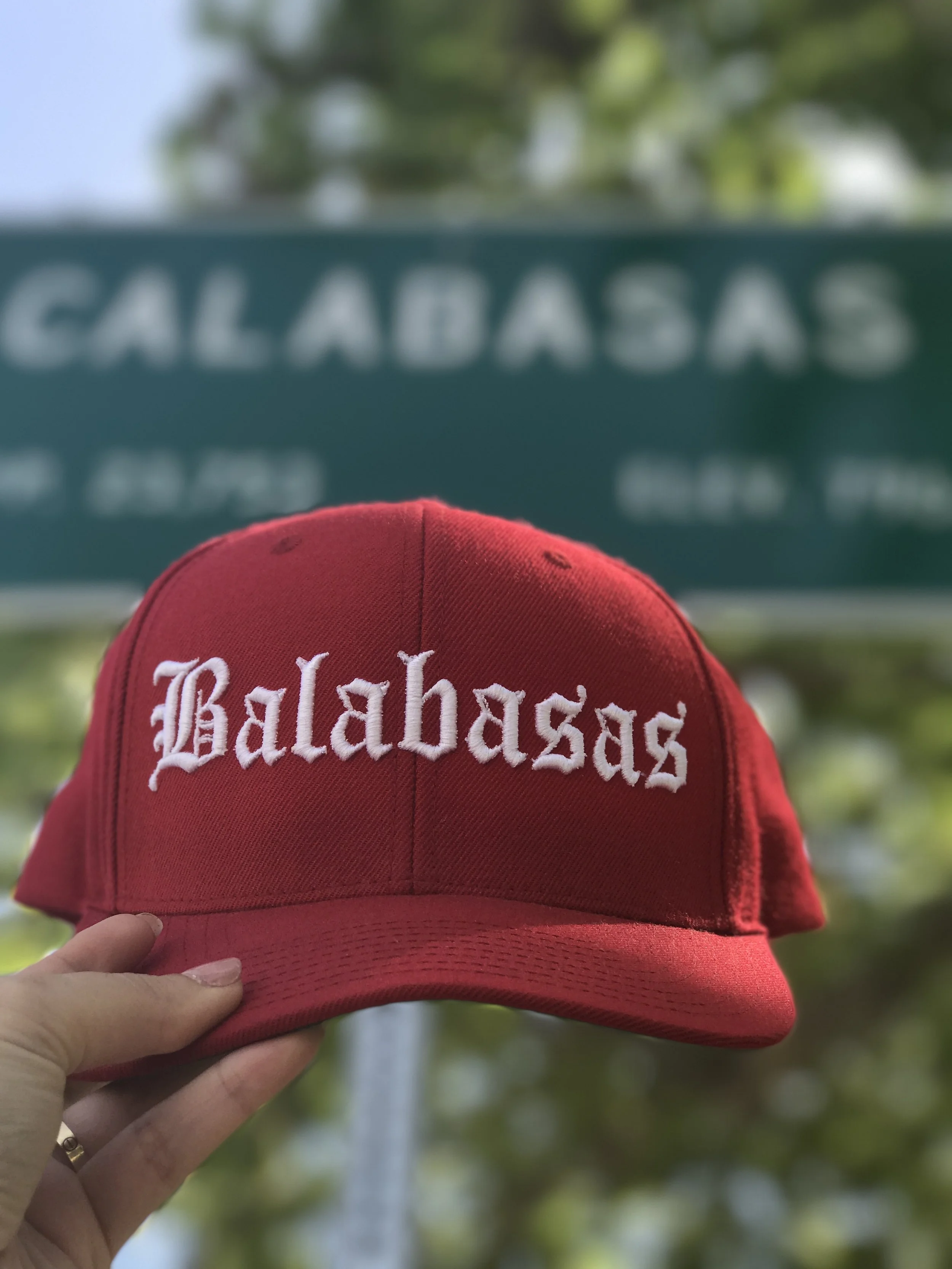 Balabasas "OG" Snapback (Red/White)