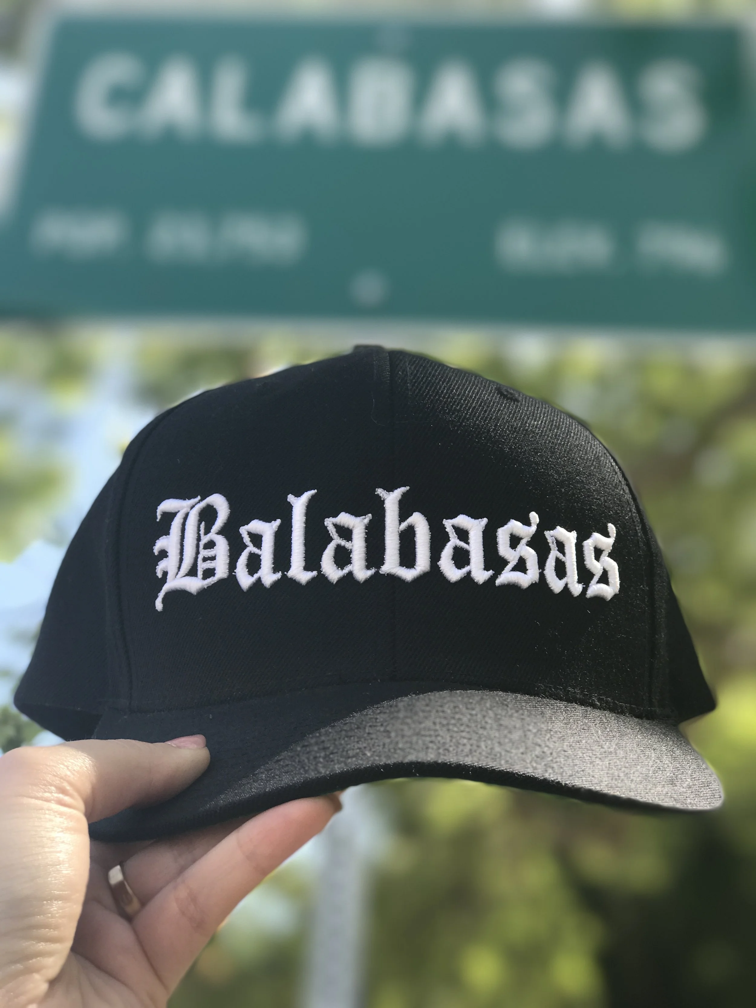 Balabasas "Blassic" Snapback (Black/White)