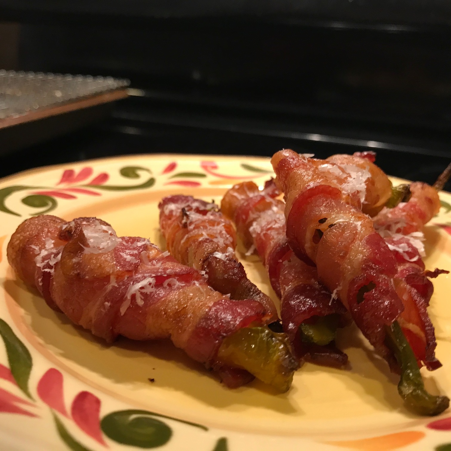 Bacon Wrapped Peppers