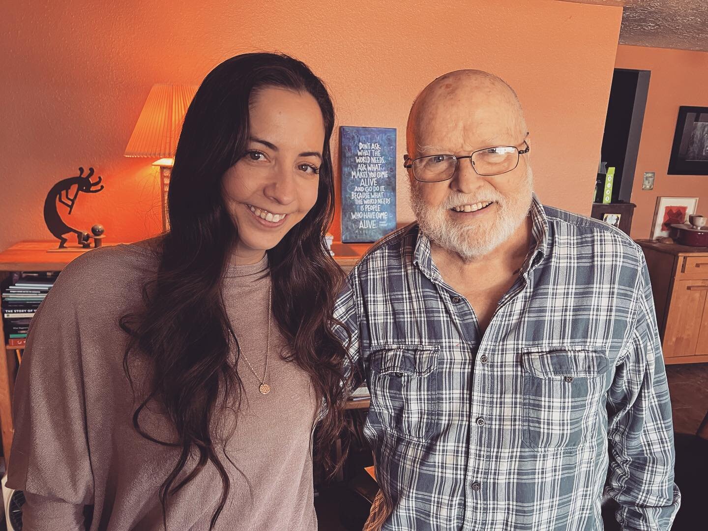 It was an honor to meet Richard Rohr, a Living Saint (who would never call himself that), whose words have deeply impacted my life and faith. 

Ive been meditating on the Thurman quote that Rohr had on his wall for weeks (swipe). I even mentioned it 