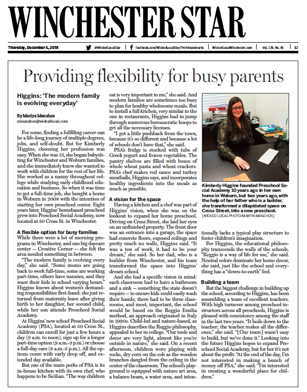 Providing flexibility for busy parents