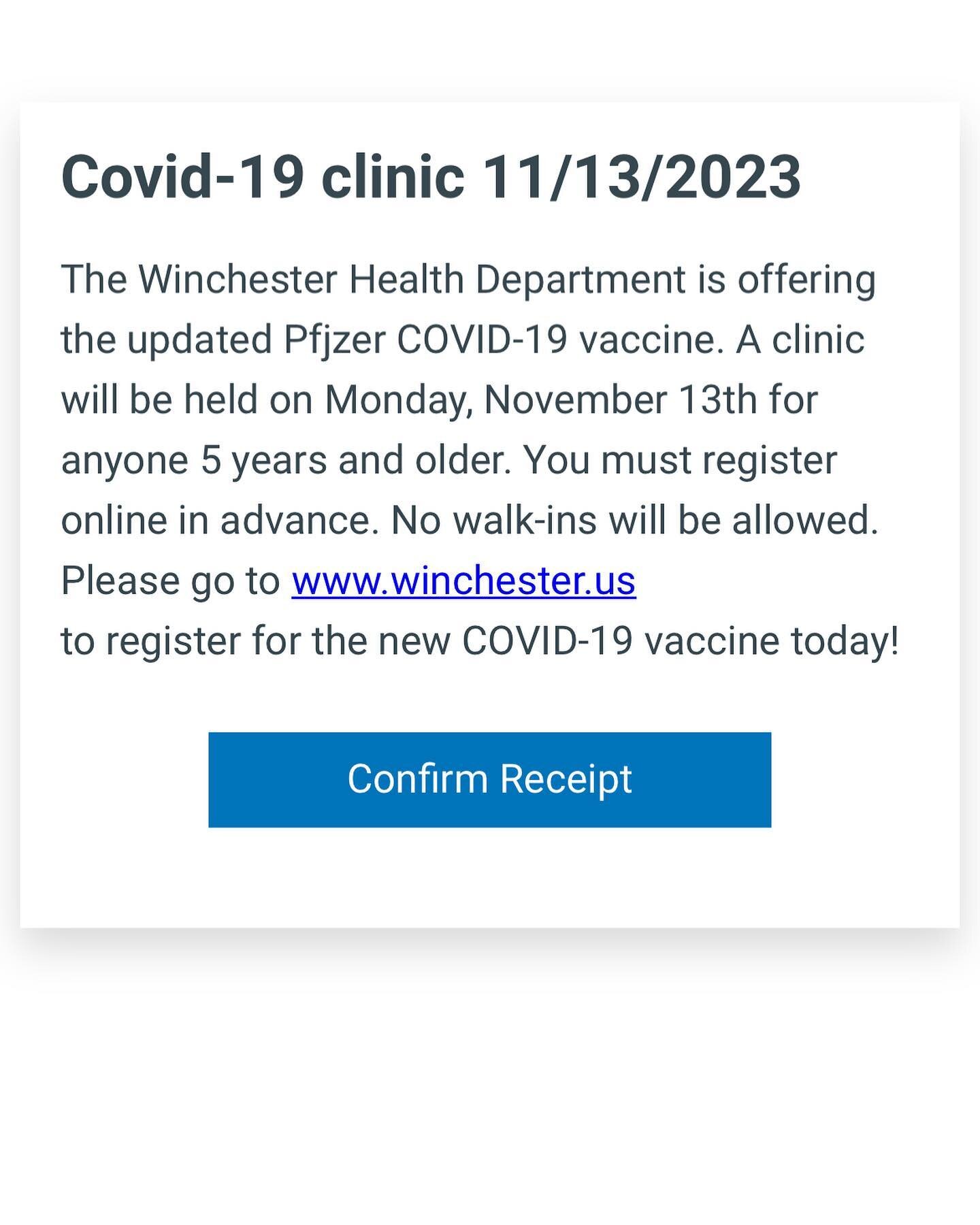 All PSA teachers are up to date on their Covid vaccines. 

http://www.winchester.us/

#covid #strongertogether #buildingacommunity #safeatschool