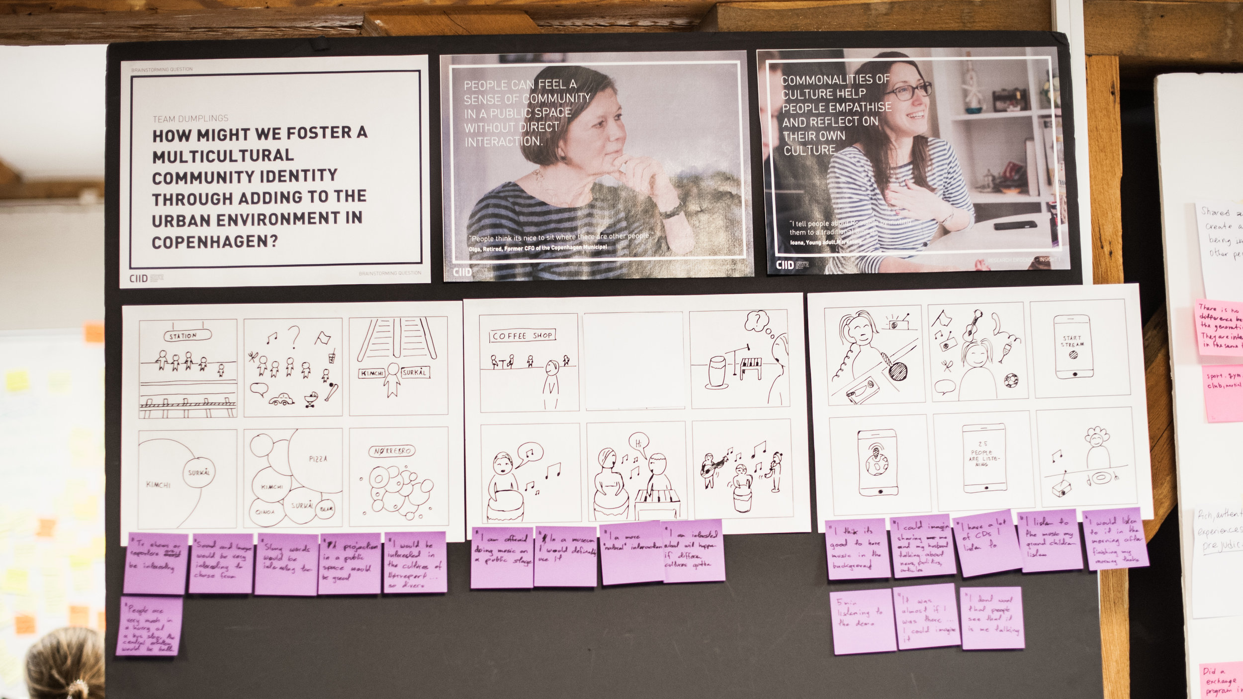 Our design insights from research led us to a more focused design challenge. After a co-creation session with an elderly social group, we had three core concepts.