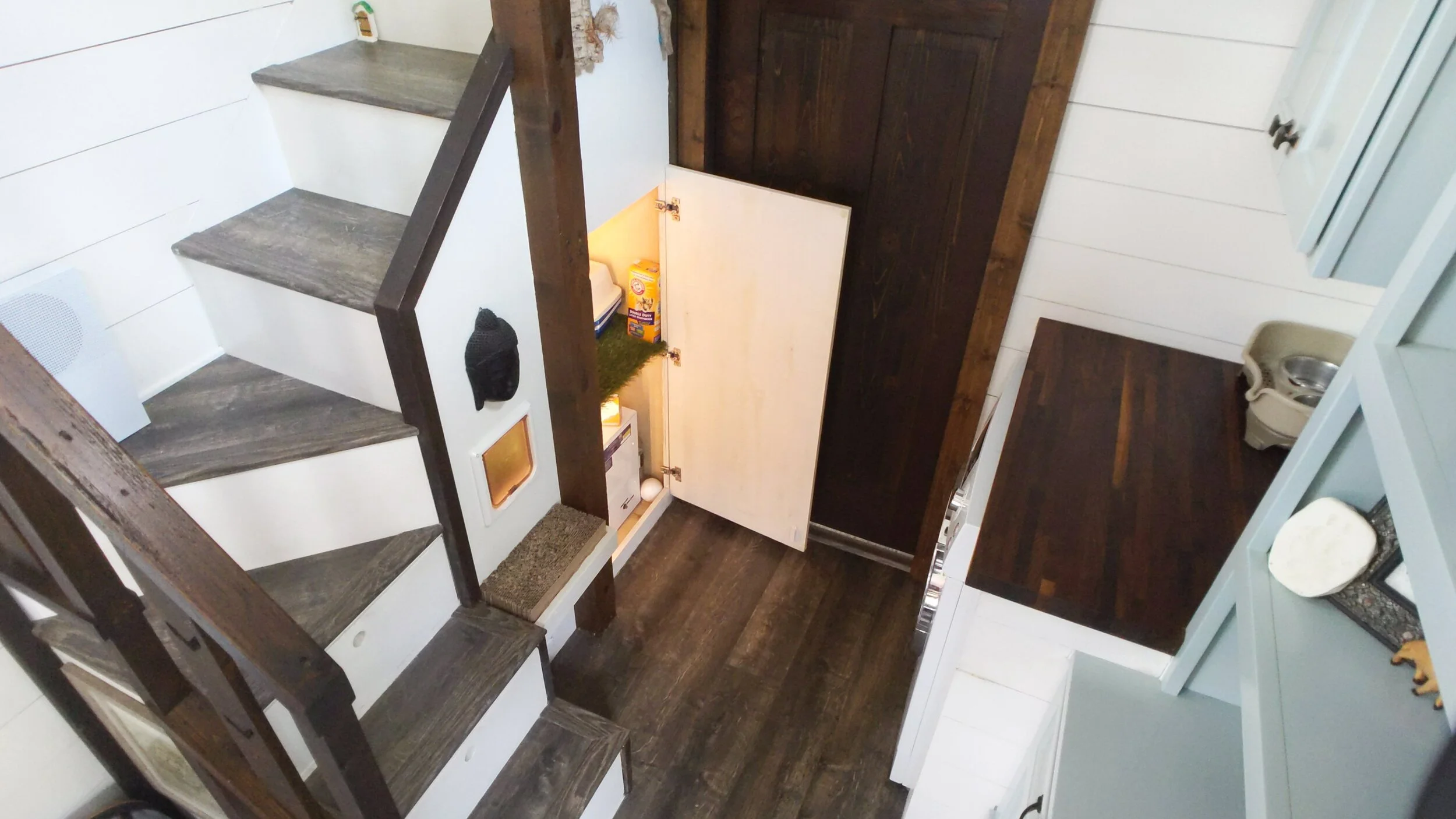Drop The Idea of A Ladder in Your Tiny House and Use Stairs Instead