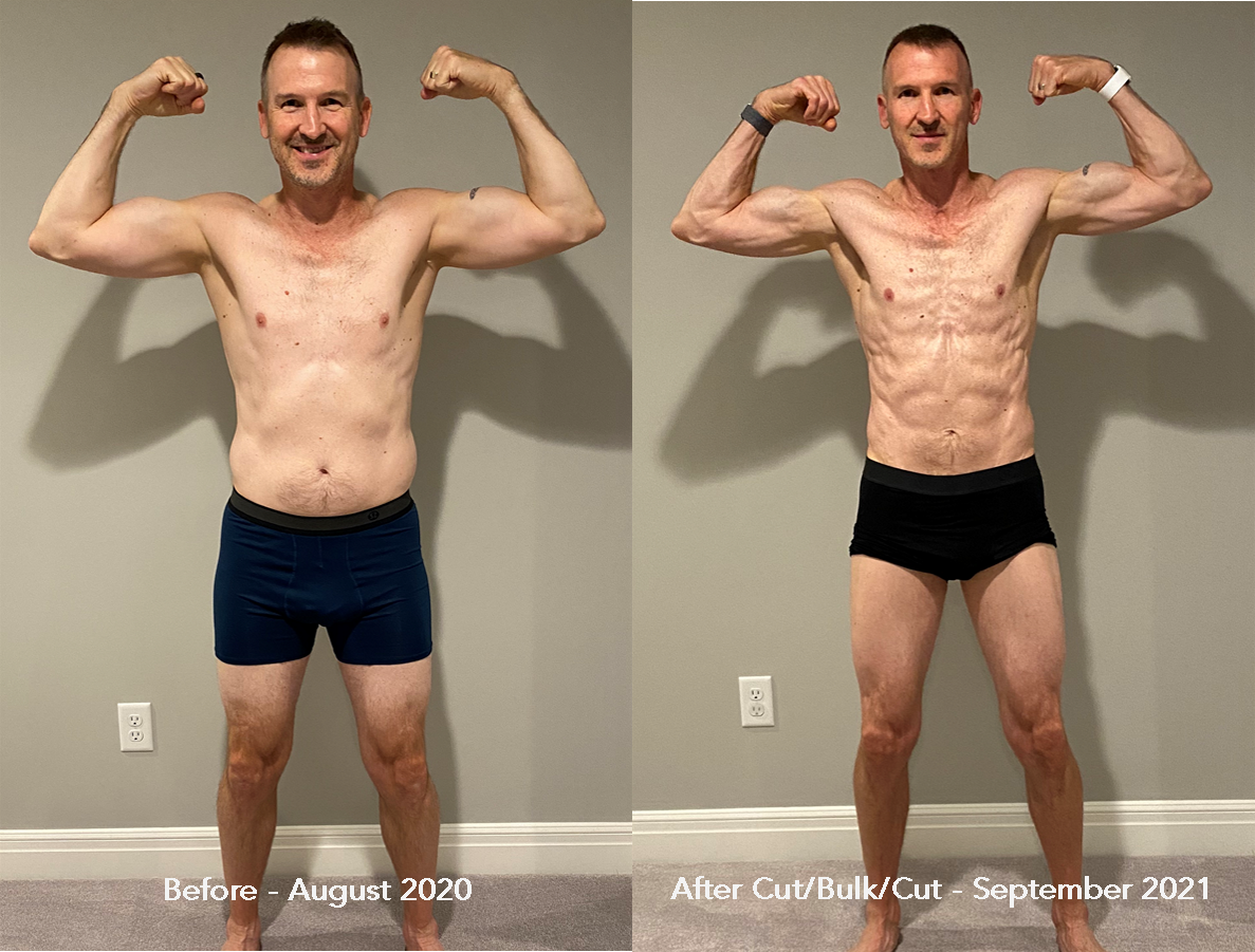 Matt's 1-Year Cut-Bulk-Cut Results