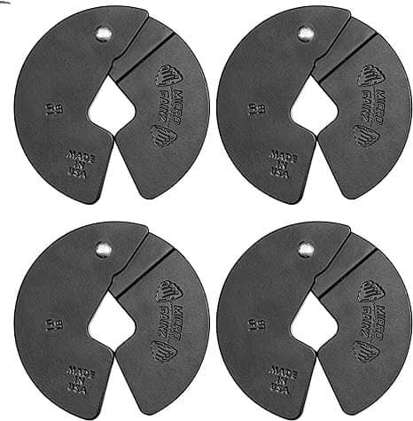 We&rsquo;ve recommended these to clients who have rubber coated dumbbells since the magnetic Platemates don&rsquo;t work well and the feedback has been excellent from everyone who has purchased them. These are the 1-pound version but they do make a 1