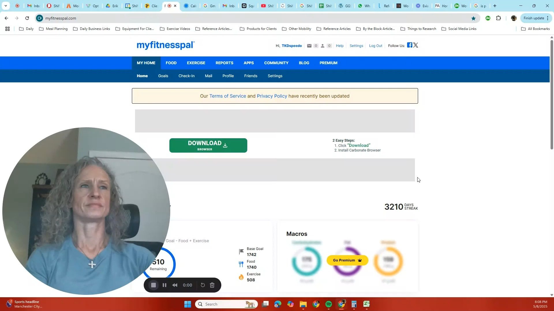 Today I show you how to set up your My Fitness Pal calories and macros and how to start logging your food. Tomorrow I will show you how to enter your food and start working on a meal plan for you.