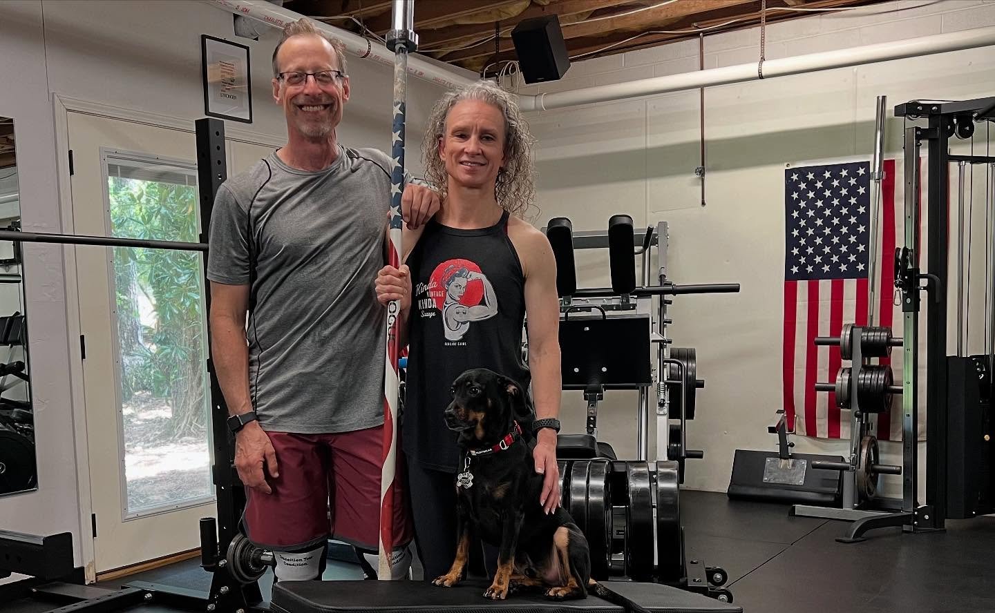 Happy 4th of July. Heavy Dead’s, Squats and Lunges with an American flag barbell and Skynyrd cranked up loud. That’s as apple pie as it gets. Happy Birthday America. 🍻#fitover50 #fitover40 #healthylifestyle #gymmotivation