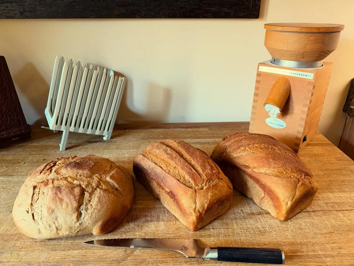 I have been making sourdough bread for about a year and a half and with each loaf it seems to be taster and more fun to make. We will enjoy this wonderful bread and as you know, we will work it into our macronutrients when we desire to have some. #so