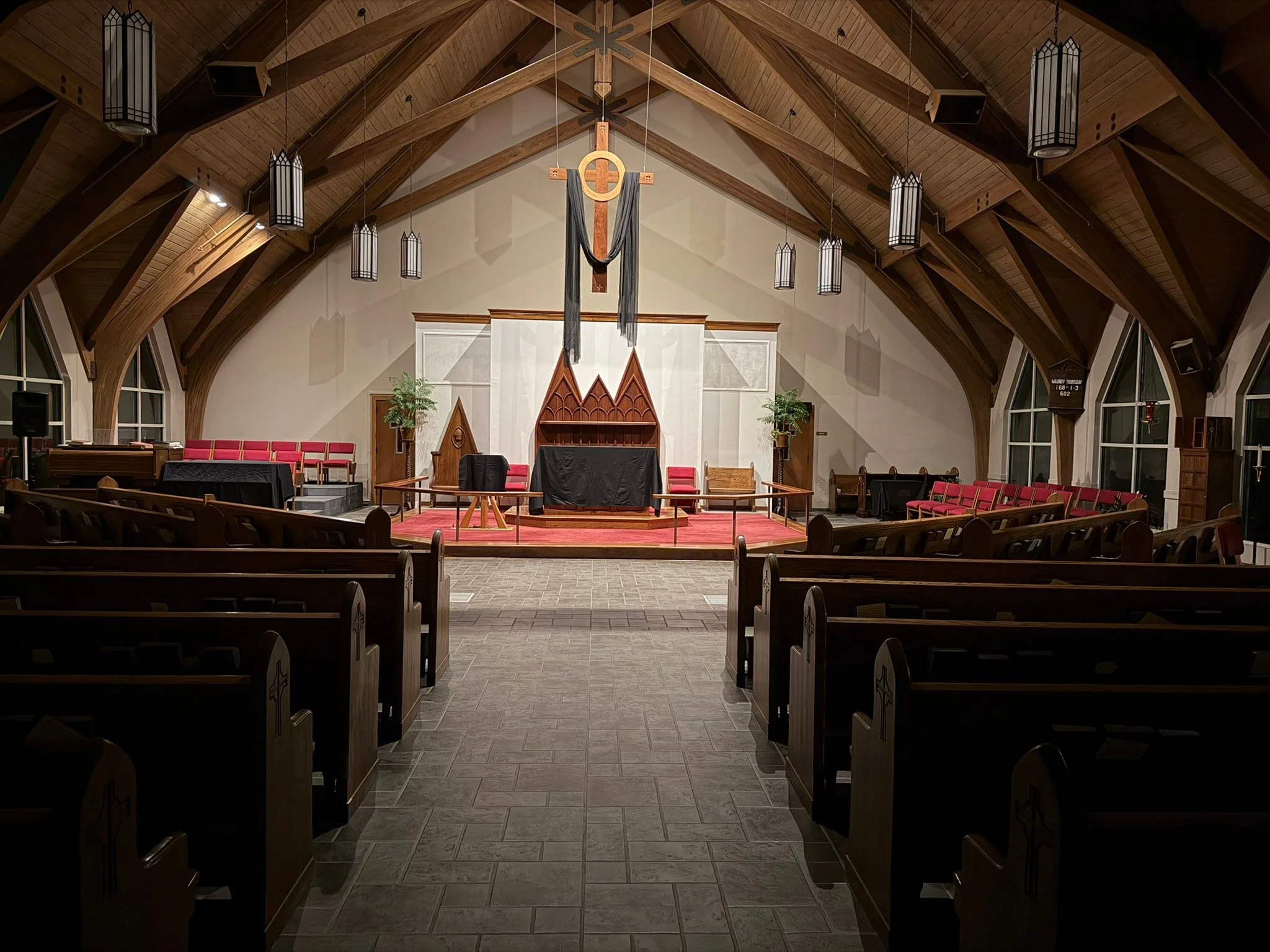 Maundy Thursday Altar of Repose watch. Peaceful and humbling. St. Thomas Episcopal Church