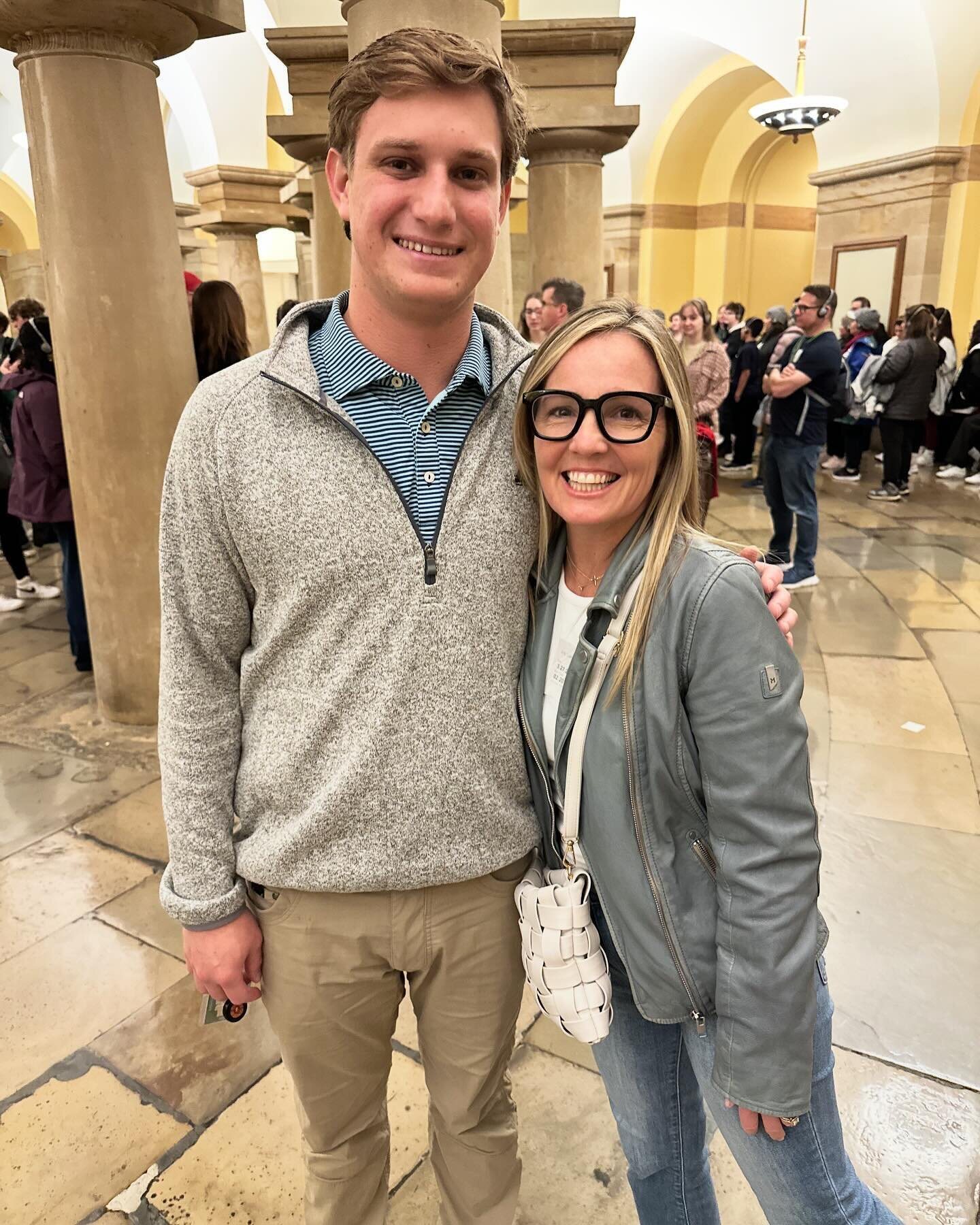 Getting a tour of the capitol today from my wonderful nephew Rusk who&rsquo;s a legislative aide for Senator Tuberville. I&rsquo;m so darn proud of him!

Meanwhile I&rsquo;m having alllll the feels from the three years I lived here and worked at @ado