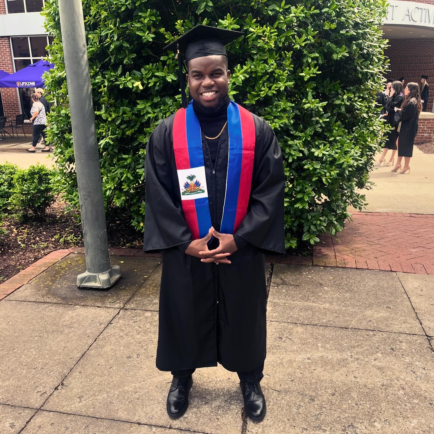 He did it 🎓!! 

Five years ago @donken_andre joined our family with the dream of graduating from college with a theology degree. 

He not only did it, he made the most of it and he crushed it. @lipscombuniversity was so good to him!! 

I&rsquo;m so 