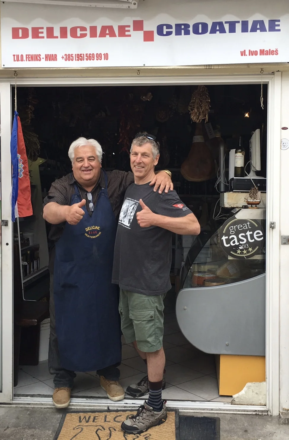 Ivo Malês, shop owner, has great food and stories.