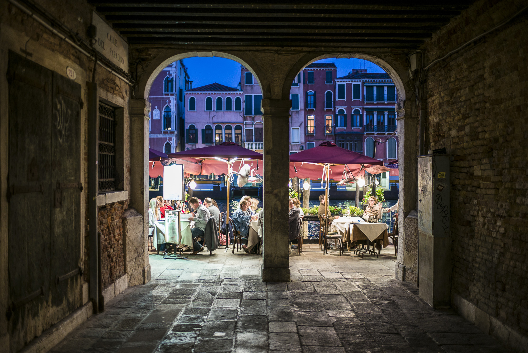 Dinner on the Grand Canal