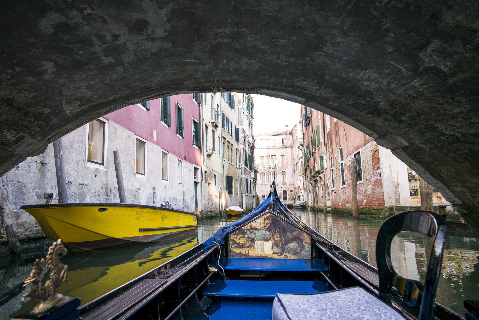 Under a bridge