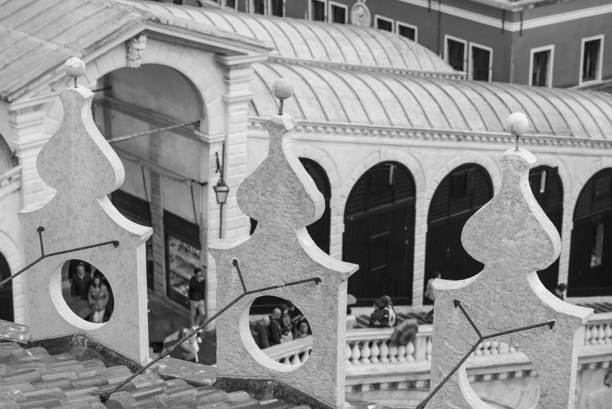 Rialto Bridge from the rooftop