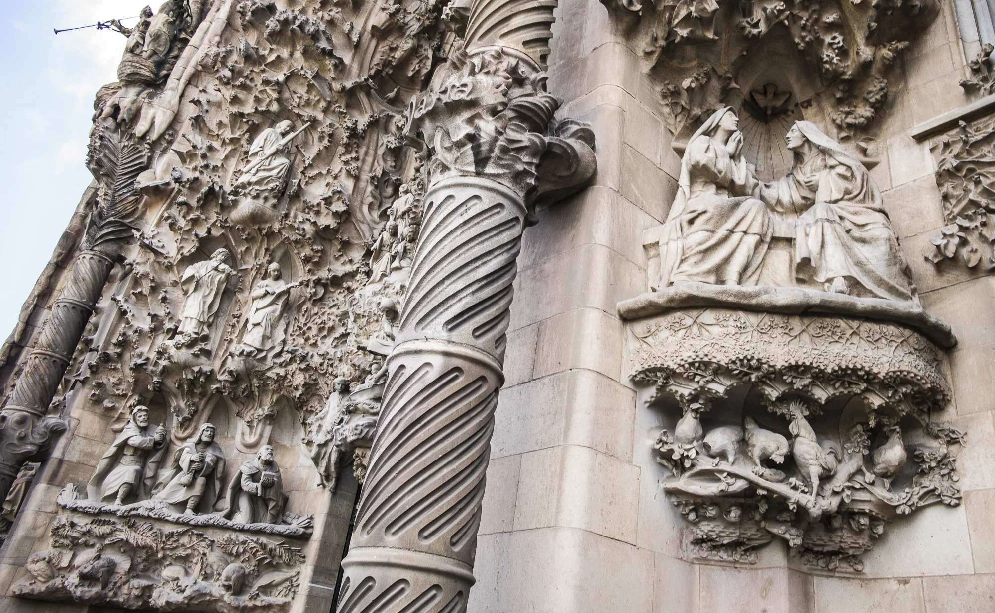 Detail of La Sagrada Familia
