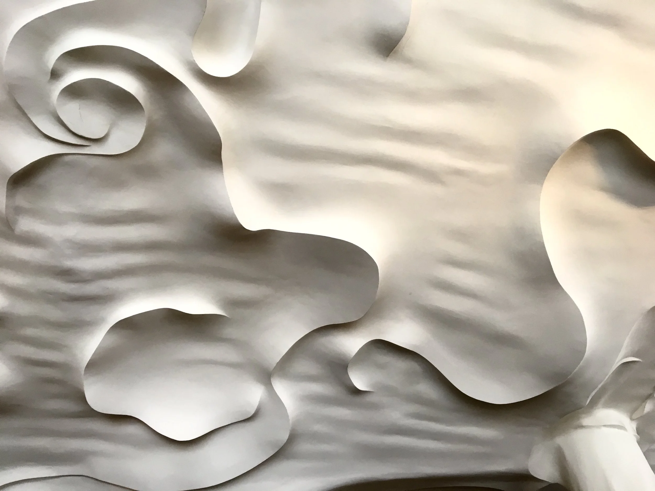 Ceiling of the cafe in La Padrera
