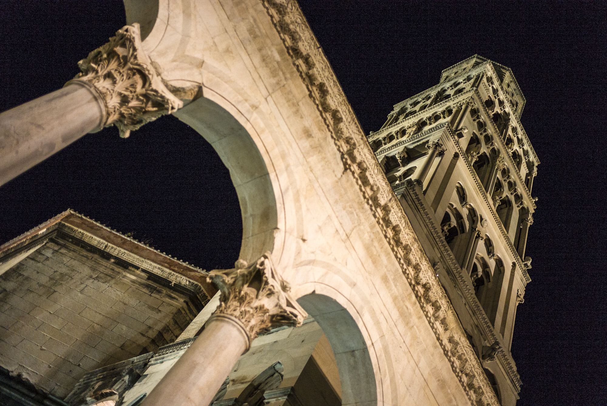 Palace at night