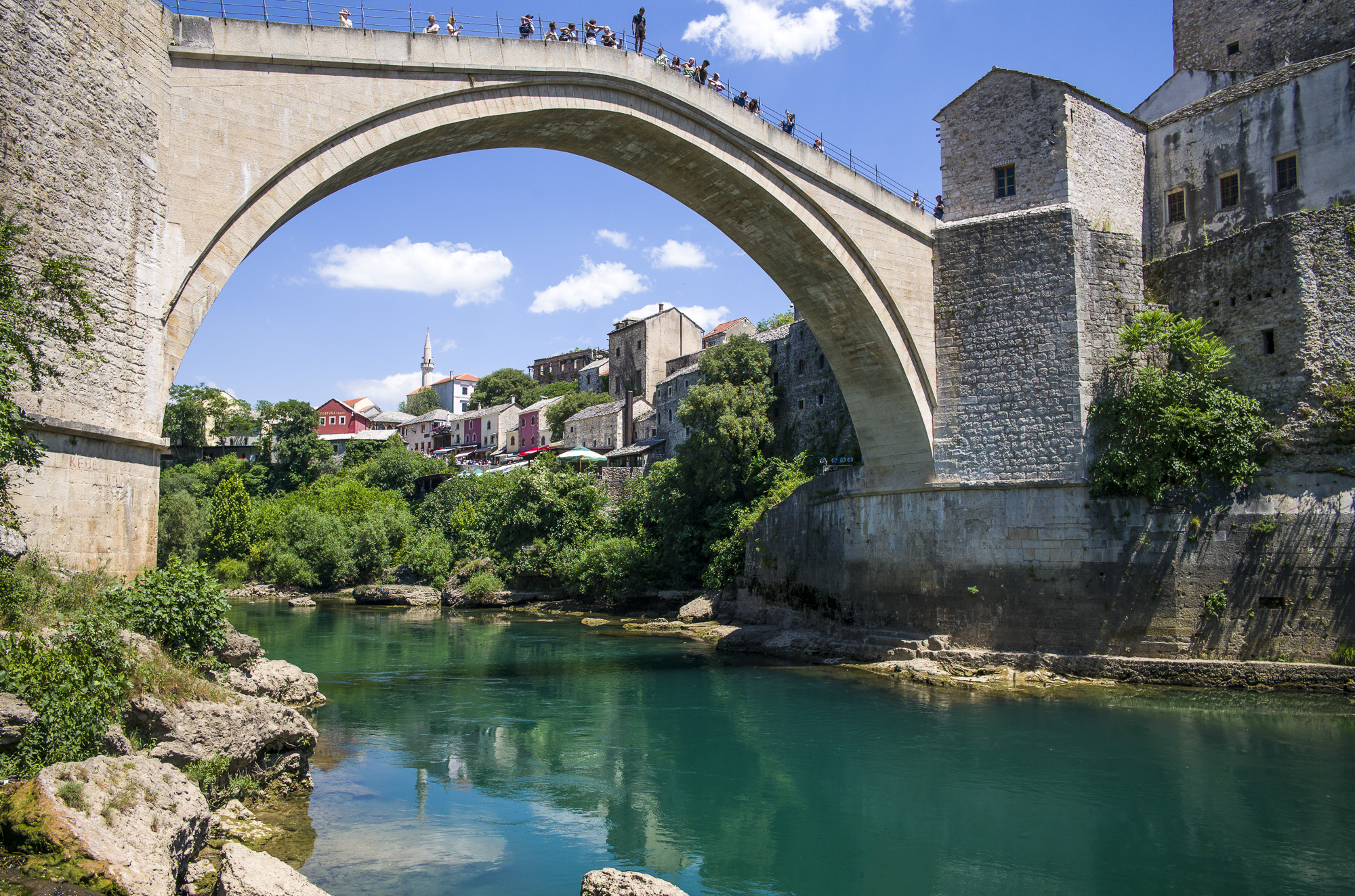 Jumping from Stari Most