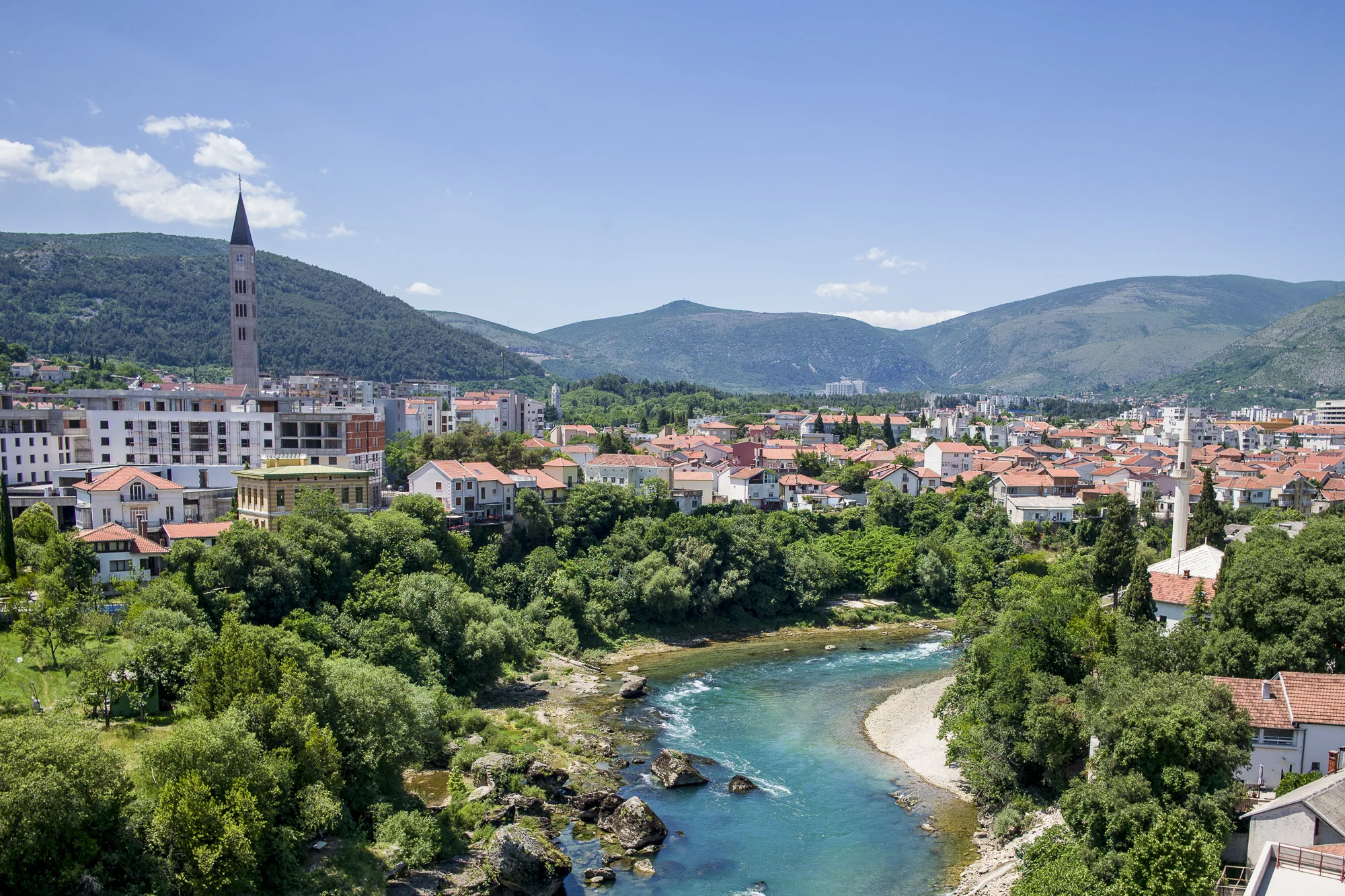 Neretva River in Mostar