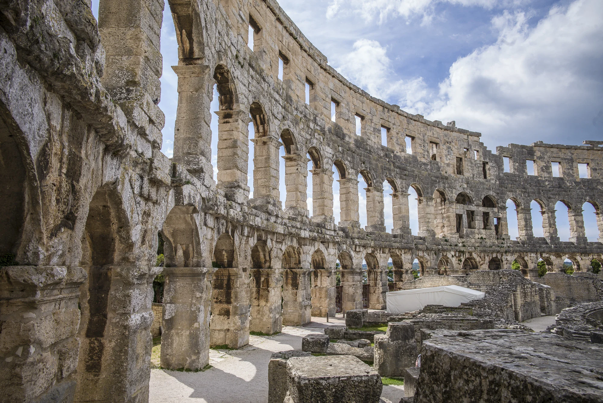 Roman Amphitheater in Pula