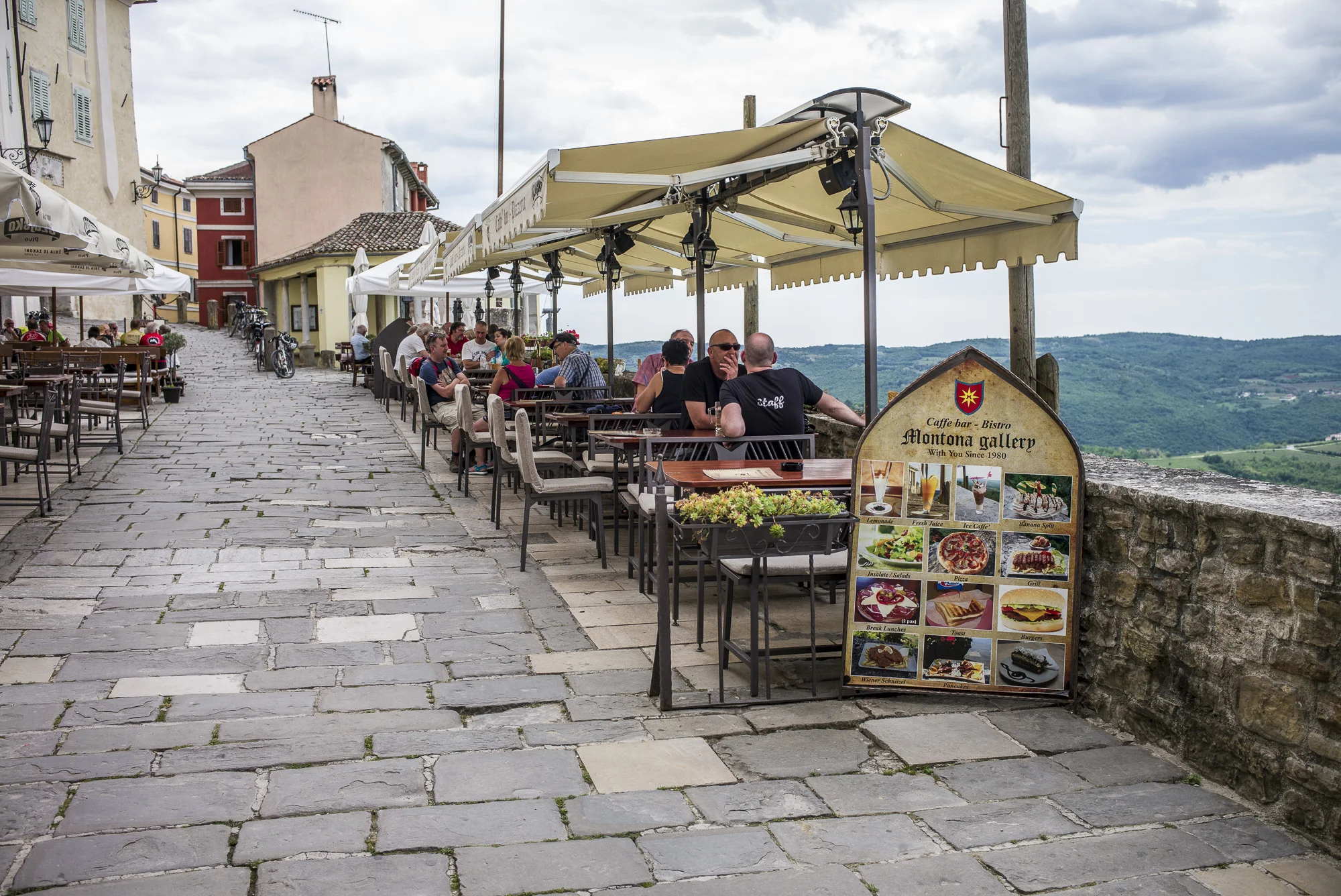 Dining in Motovun