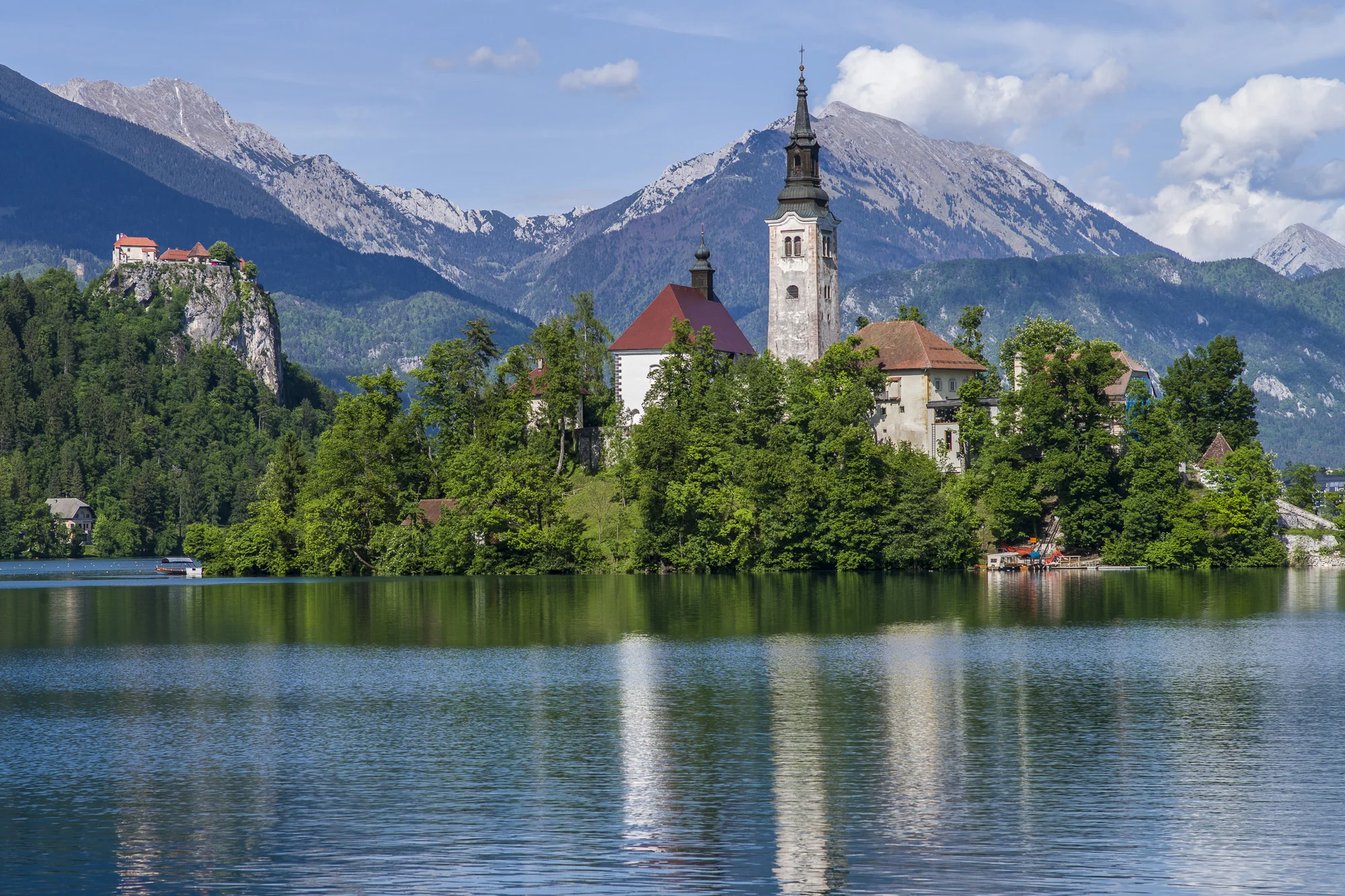 The Church of the Assumption on Bled Island