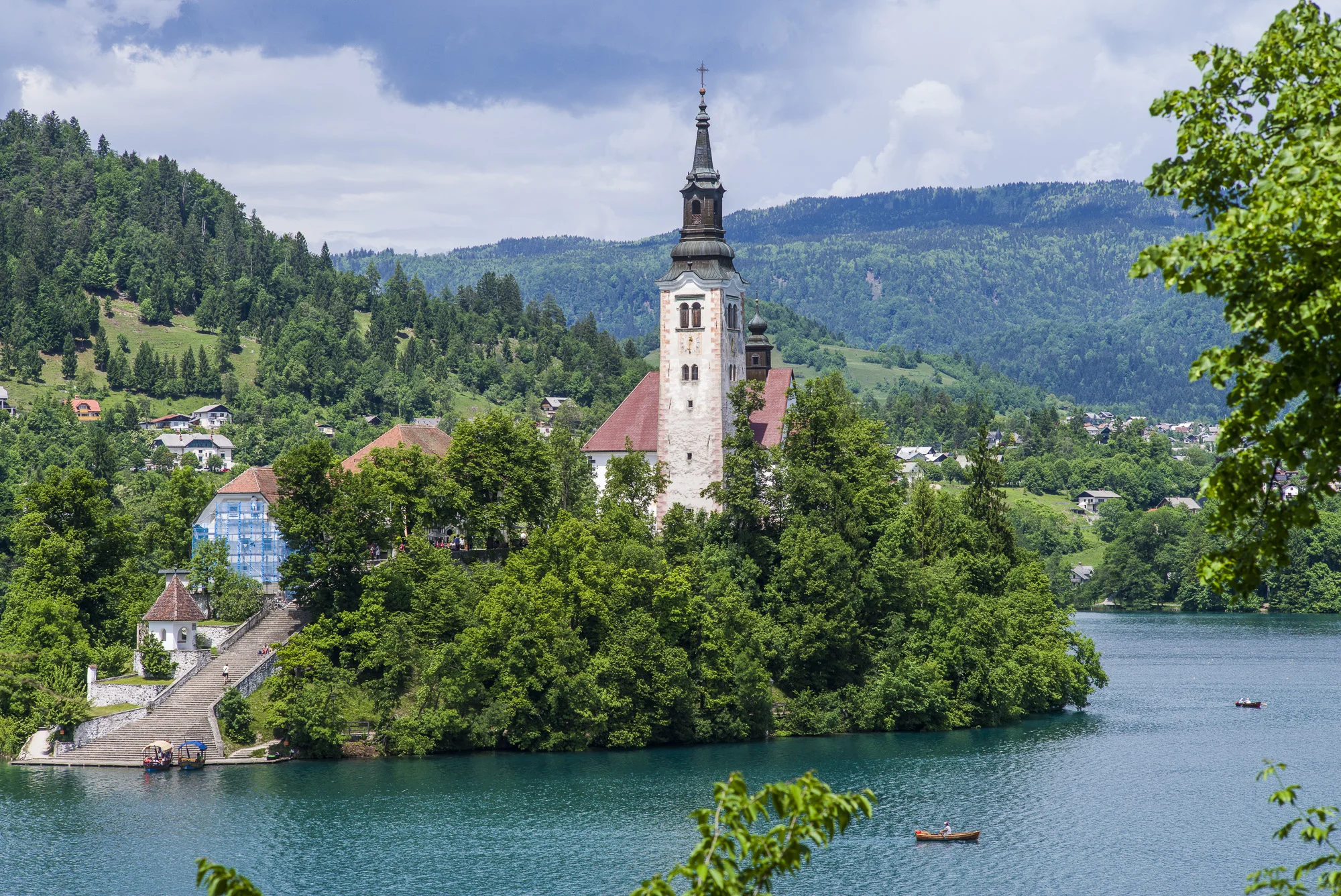 Island as seen from Villa Bled