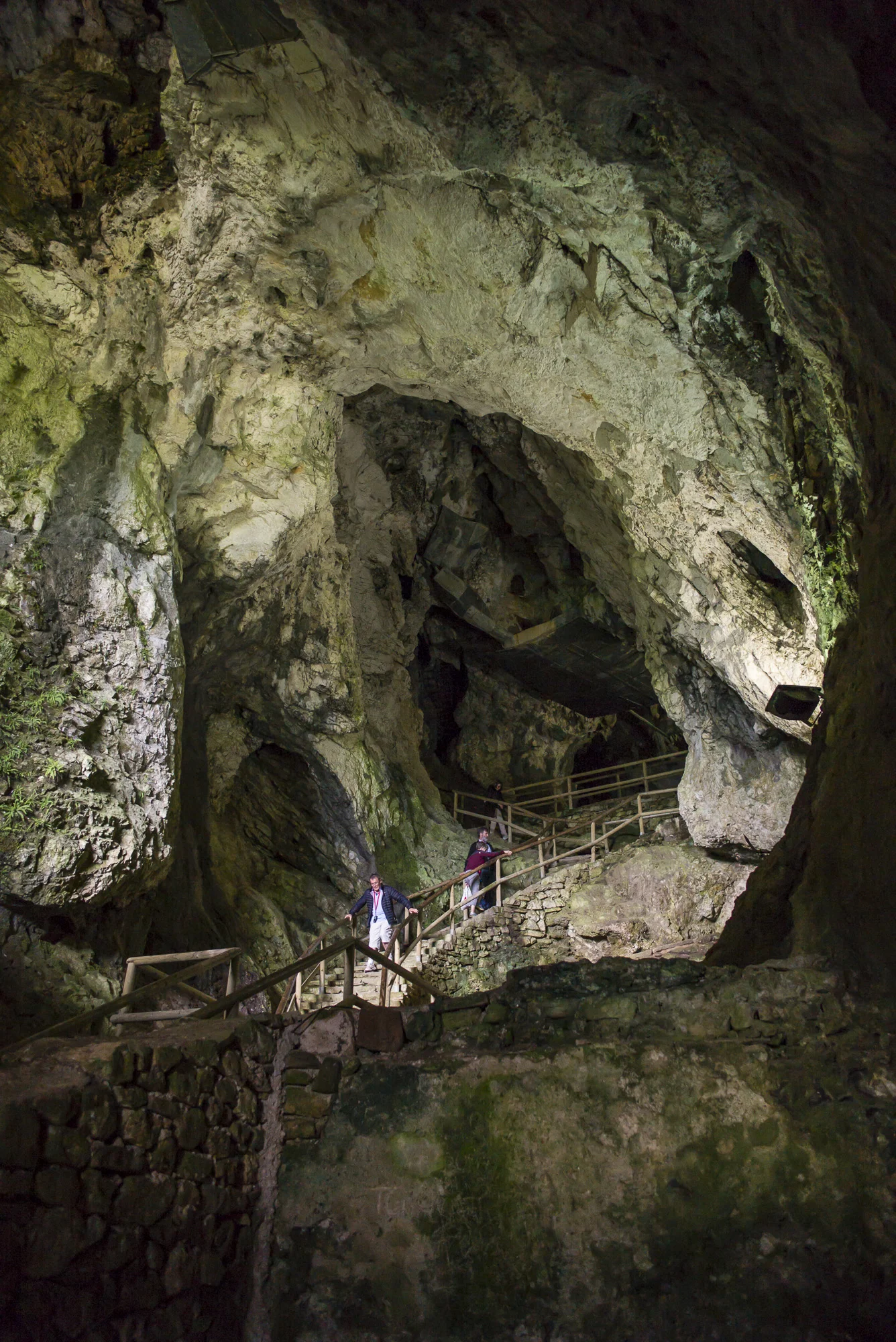 Cave inside Predjama Castle