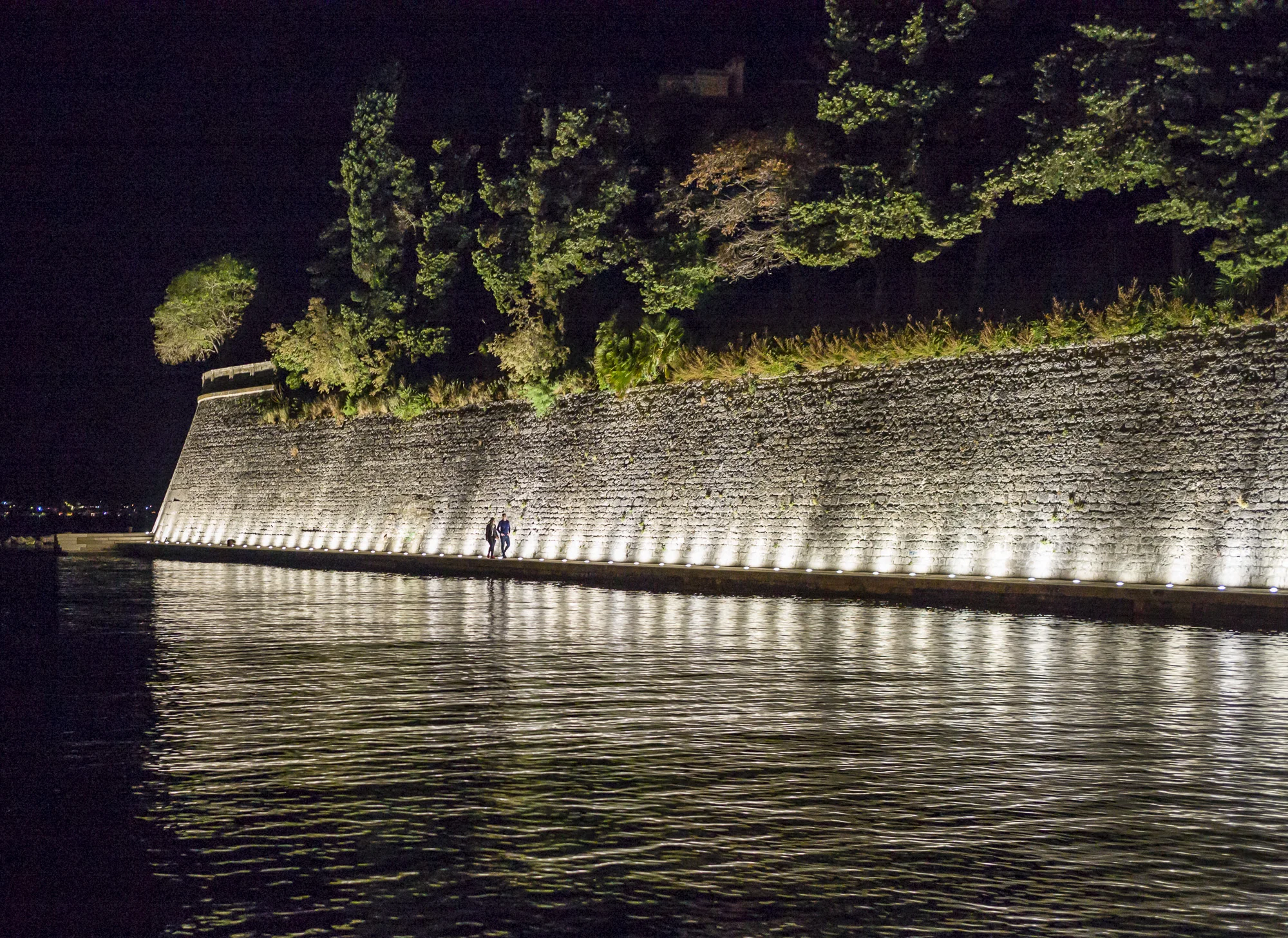 Walls at Night