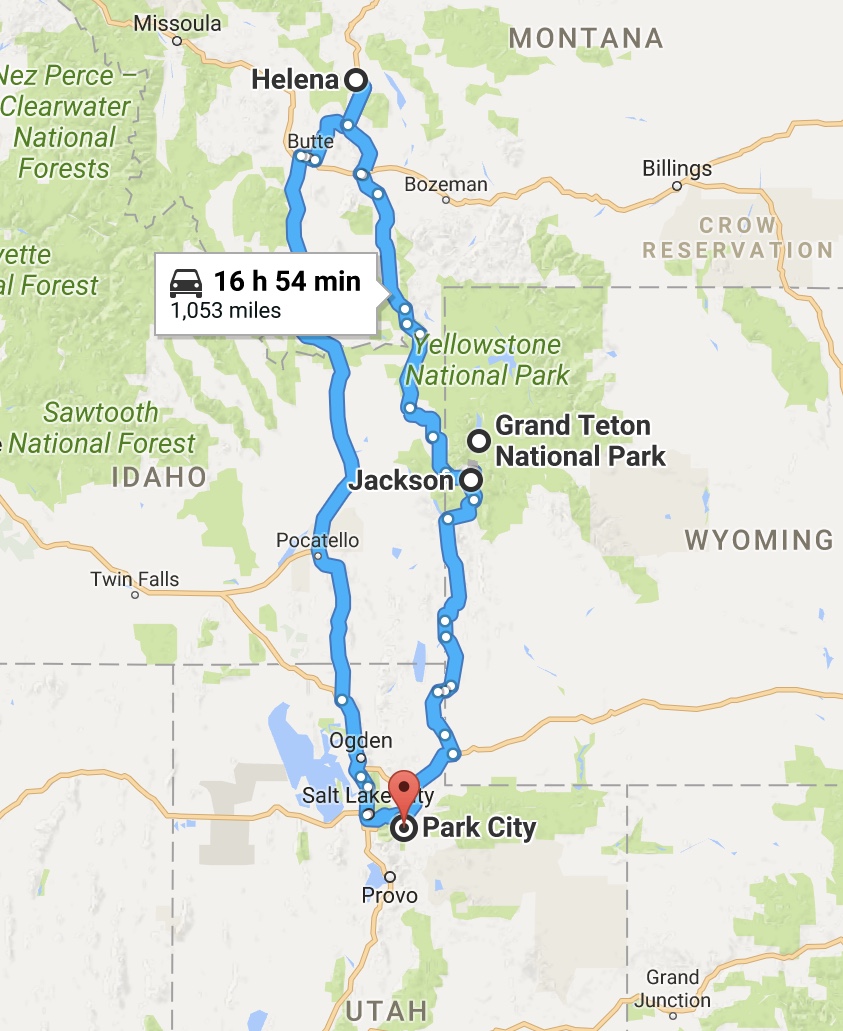 montana to wyoming road trip