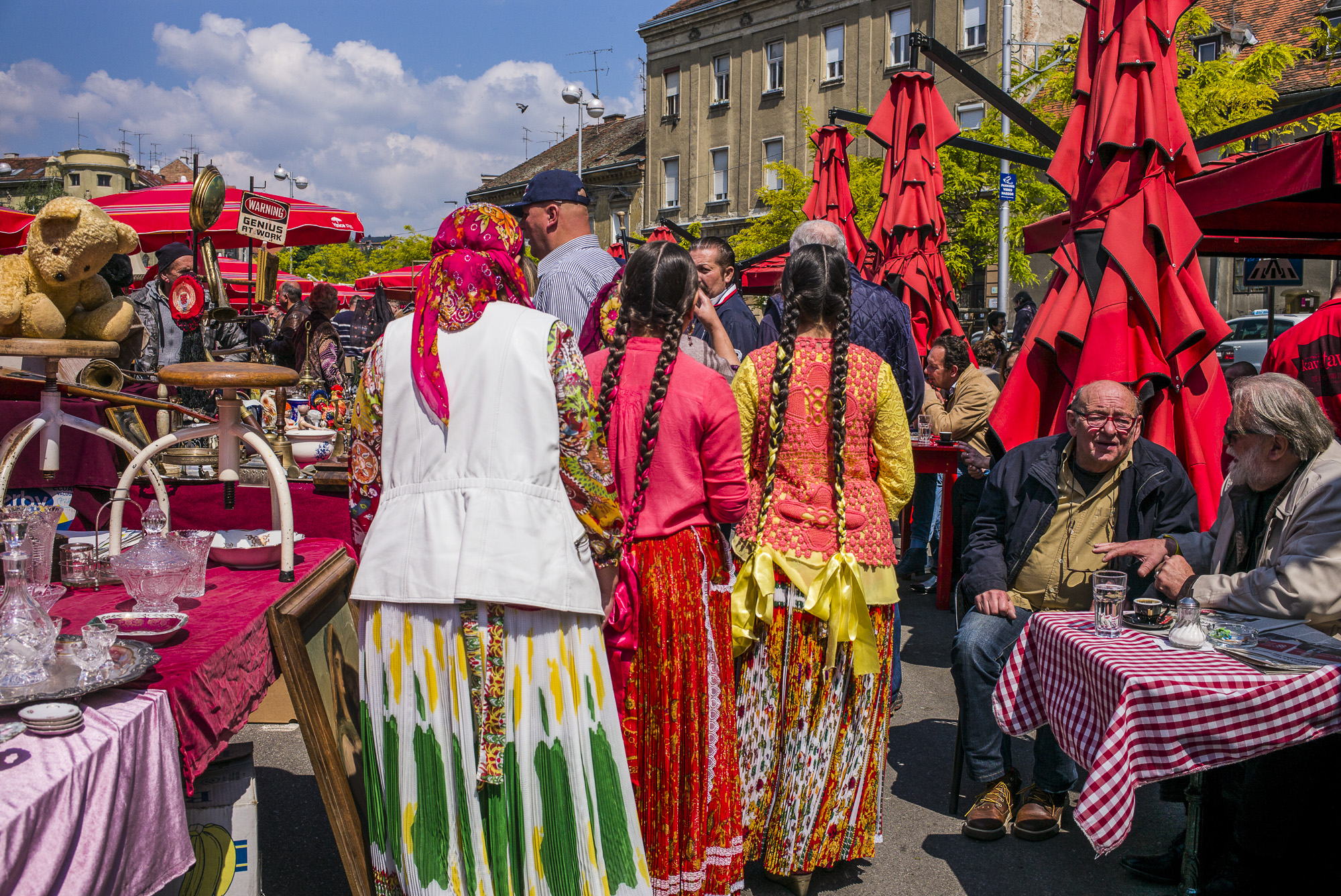 Traditional Dressed Women on Sunday