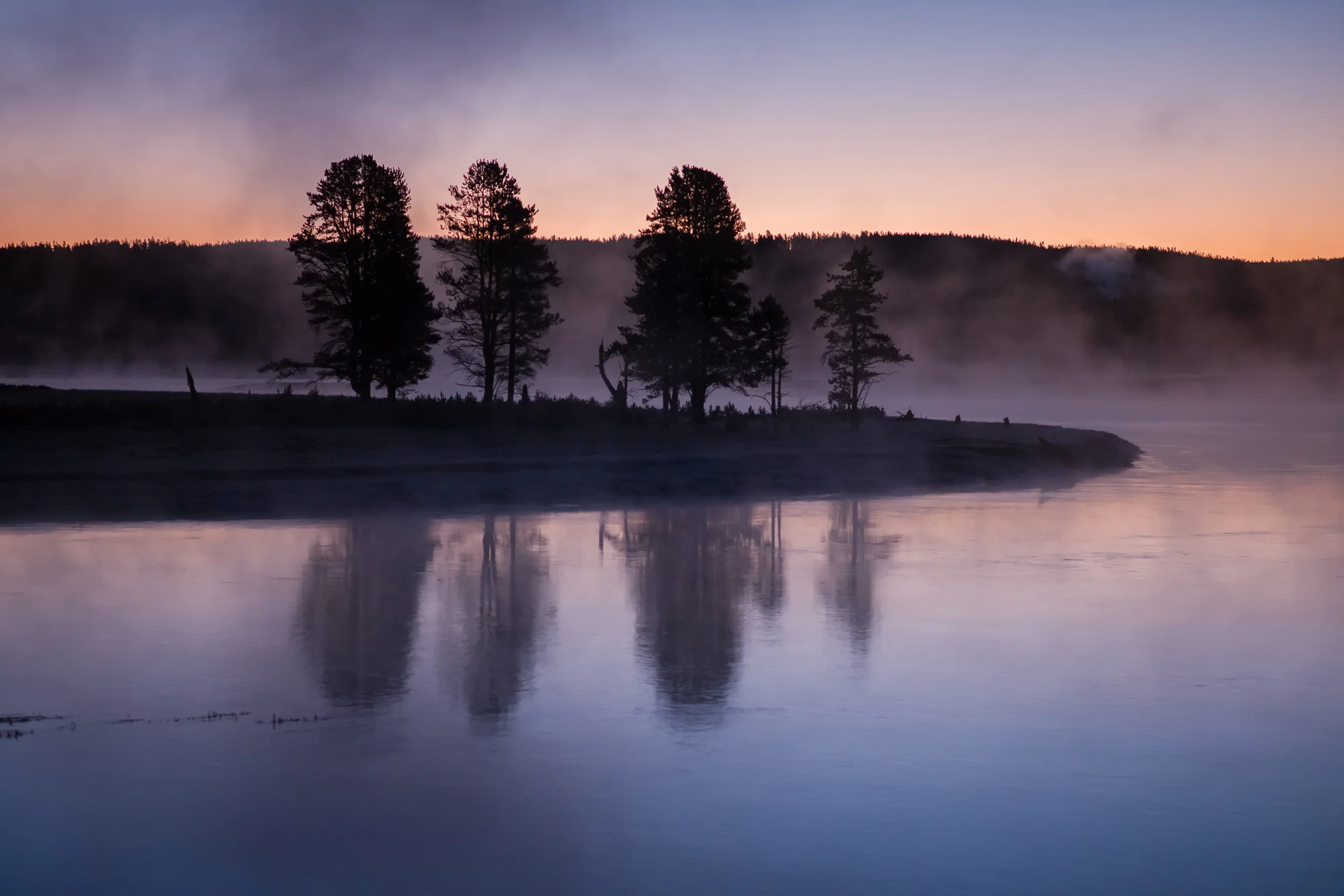 Morning Fog on the Yellowstone River