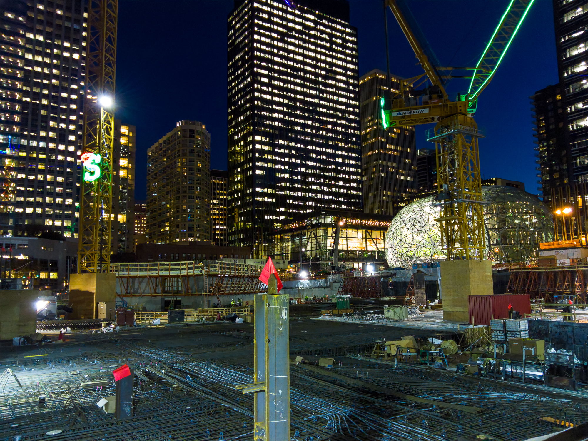 Construction Site in Seattle with the L16