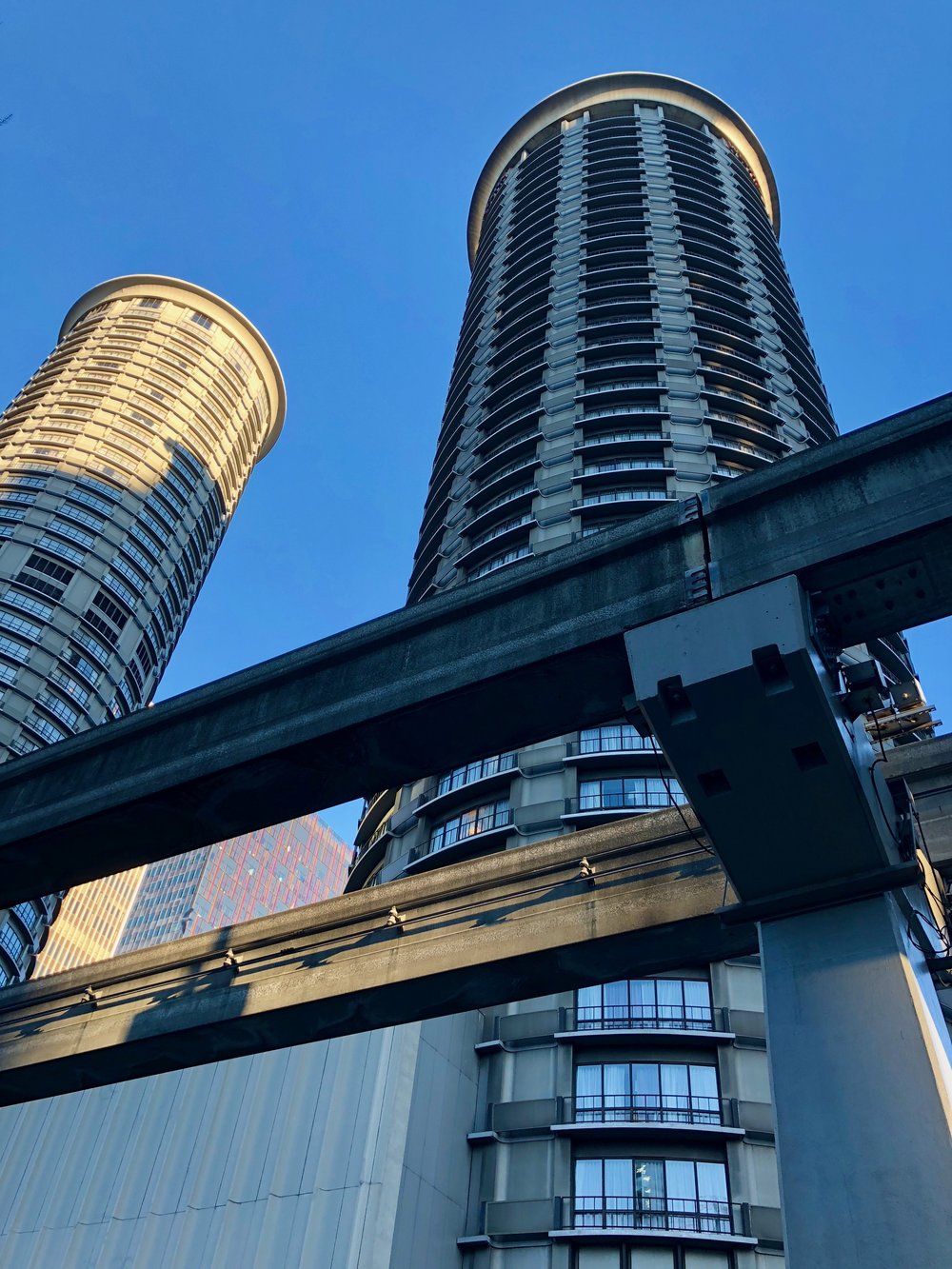 Monorail and Highrises - iPhone X